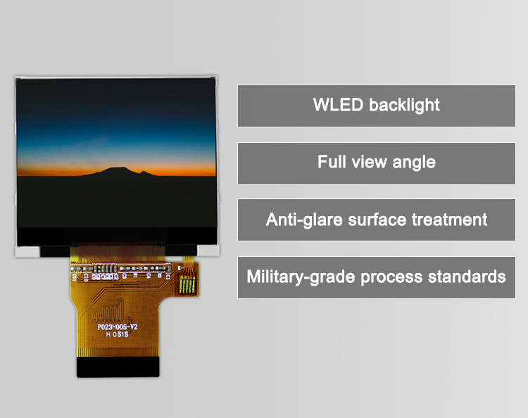 Polcd MCU SPI RGB インターフェイス小型 LCD モジュール容量性カラー タッチ スクリーン 2.3 インチ