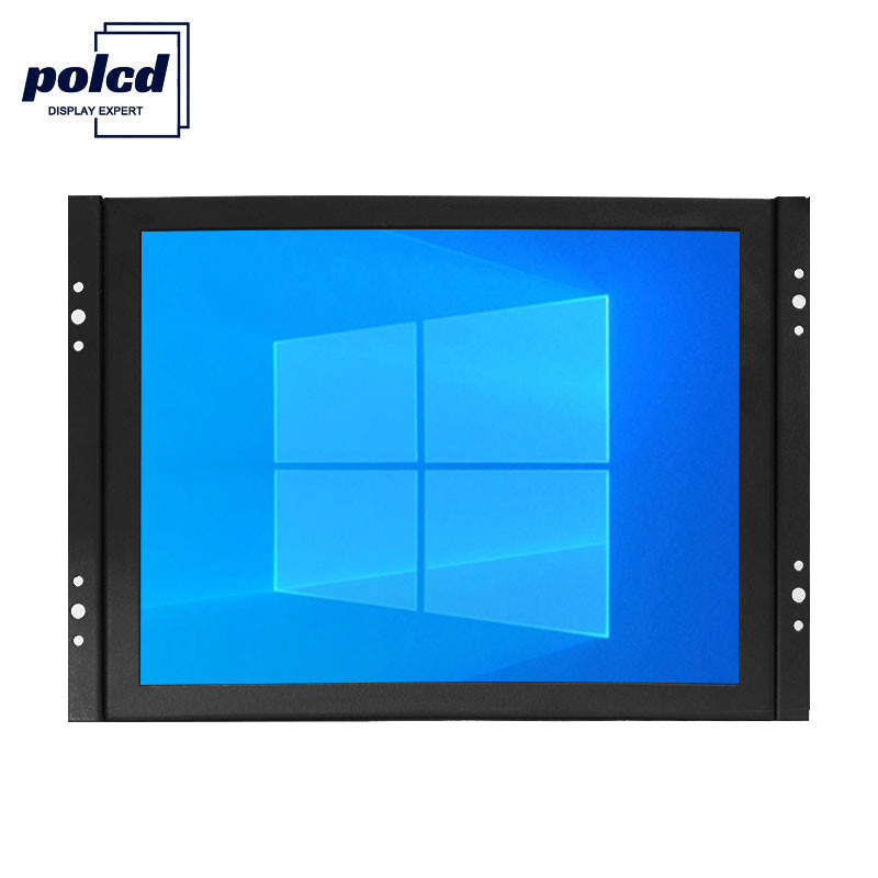 Polcd カスタマイズ 8 インチ IPS パネル メタル ケース 産業用 LCD モニター オープン フレーム