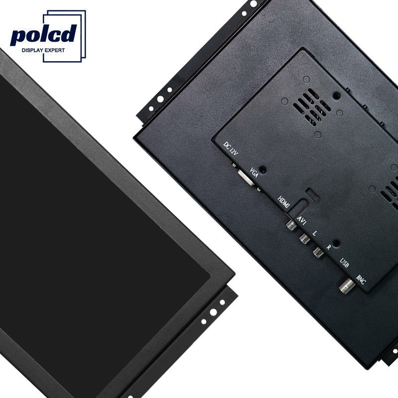Polcd 工業用 10 インチ容量性タッチ モニター VGA コンピューター LCD ディスプレイ オープン フレーム