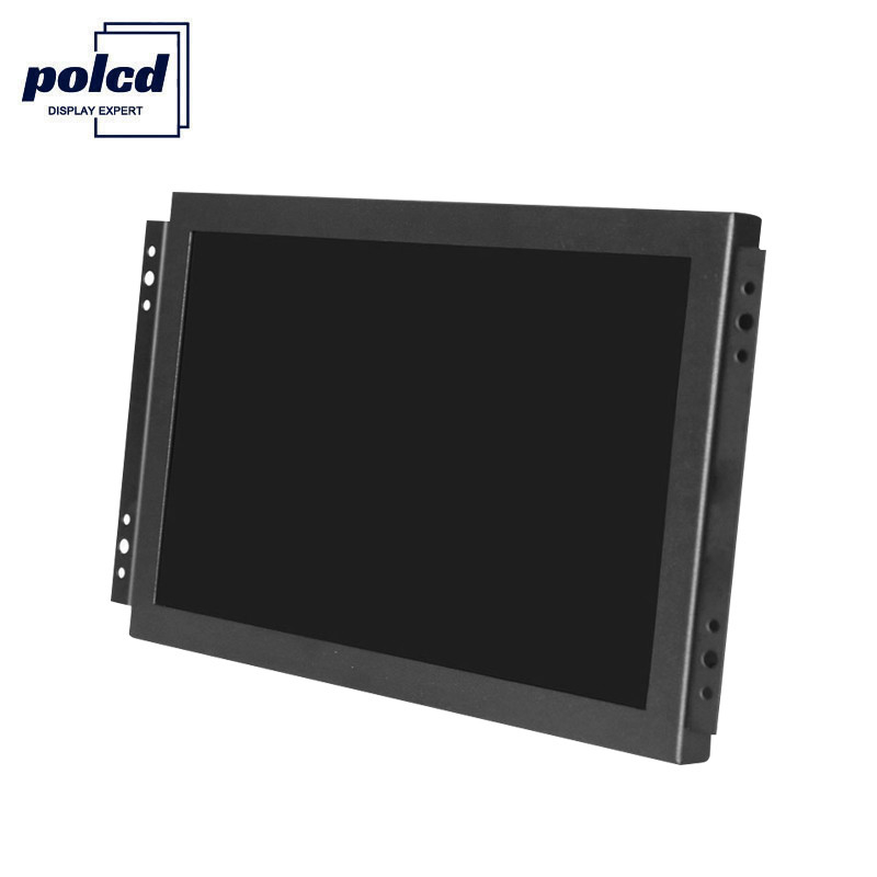Polcd 10 インチのタッチ画面 TFT のモニター、HDMI VGA LED の産業 LCD のモニターの開いたフレーム