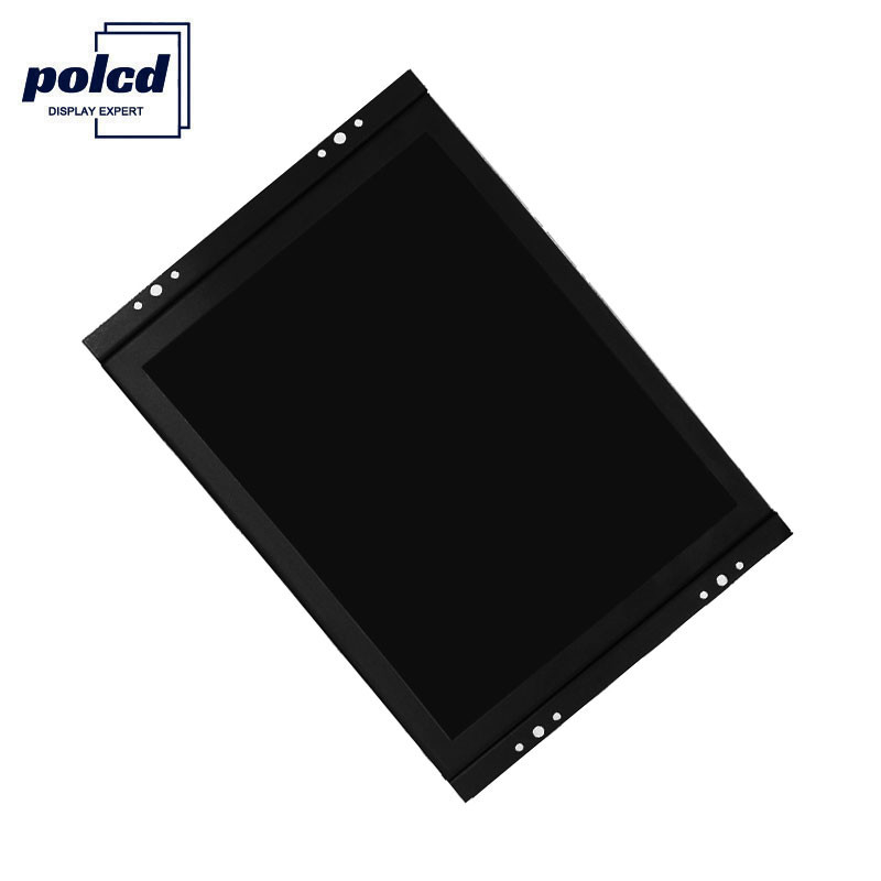 Polcd カスタマイズ 8 インチ プラスチック ケース タッチ スクリーン オープン フレーム LCD モニター容量性