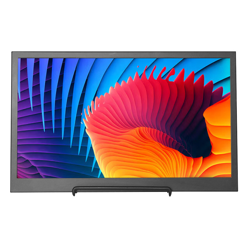 Polcd 超薄型 15.6 インチ 4k IPS スクリーン 1080P LED コンピューター モニター、タイプ C ポート付き