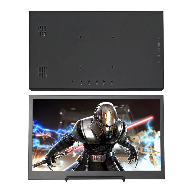 Polcd プラスチック ケース 15.6 インチ 1080P 4K IPS LED ゲーム用ポータブル コンピューター モニター
