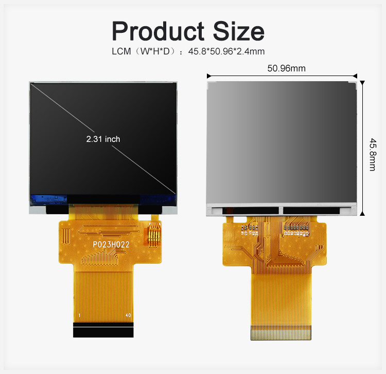 SPI ILI9342Cのシリアル ポートのドット マトリクスのタッチ画面TFTは2.31インチIPS LCD 320x240を表示する