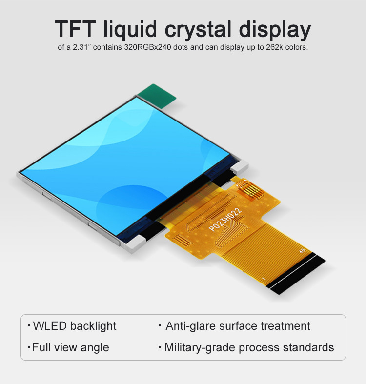 SPI ILI9342Cのシリアル ポートのドット マトリクスのタッチ画面TFTは2.31インチIPS LCD 320x240を表示する