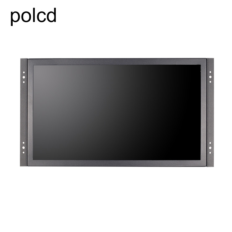 Polcdの金属の壁に取り付けられた埋め込まれた15.6インチLCDのモニター産業IPS HDMI VGAの港