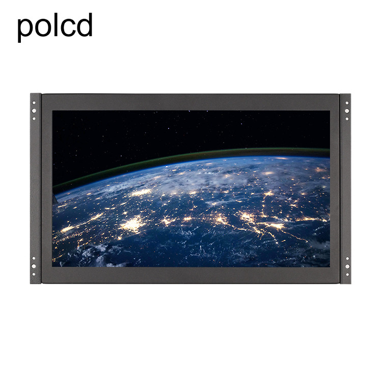 Polcdの金属の壁に取り付けられた埋め込まれた15.6インチLCDのモニター産業IPS HDMI VGAの港