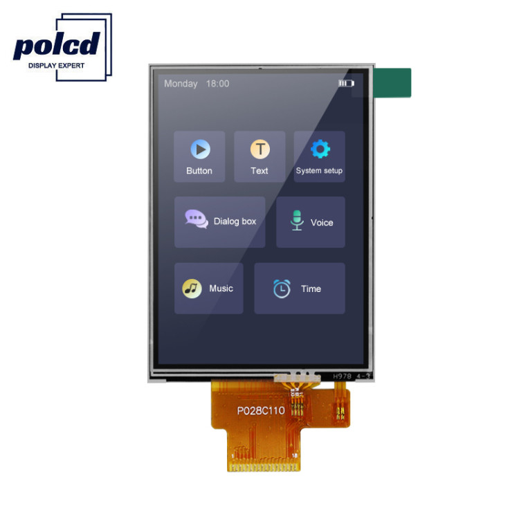 Polcd 260 Nit 240x320 LCD 2.8 インチ ST7789V タッチパネル LCD 4 ワイヤ SPI
