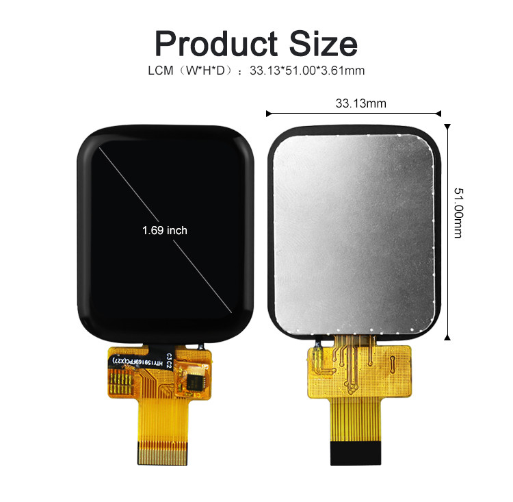 Polcd 1.69 インチ 240x240 Ips Lcd ST7789V 小型 LCD タッチ スクリーン 4 行 SPI