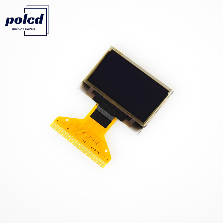 Polcdスマートな腕時計の摩耗装置のための0.96インチOLEDの表示パネル64x128の白い色