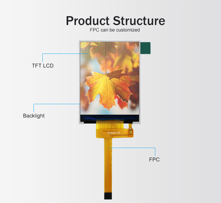 Polcd RoHS 2.4 インチ LCD Tft ディスプレイ ST7789V3 TFT LCD モジュール 4 ワイヤー SPI