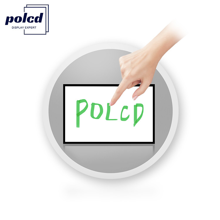 Polcd 8インチ マルチタッチミラーガラスディスプレイ 工業用 カスタマイズされた容量LCDタッチスクリーン パネル