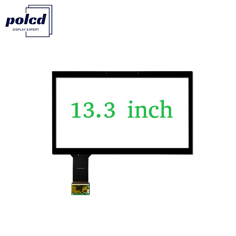 Polcd 13.3インチ ガラス マルチポイントタッチパネル 防水 CTP ILI2511 GG 容量タッチスクリーン