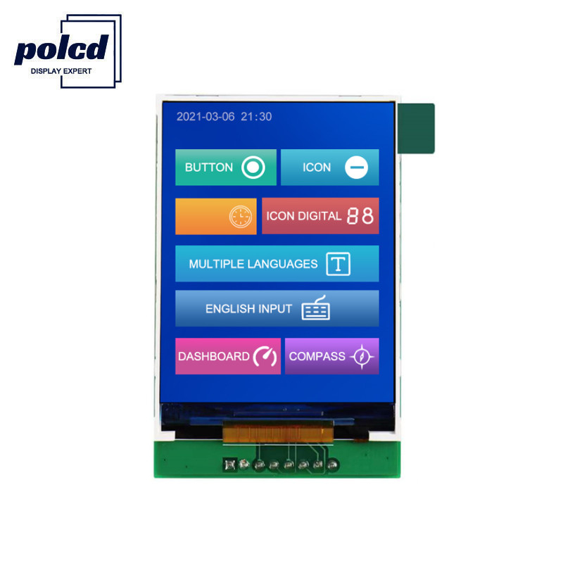 Polcd RoHS カラー 262K Lcd Tft 2.4 インチ ST7789V2 Tft タッチパネル