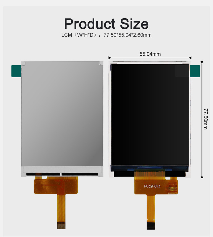 Polcd ST7789V 3.2 インチ Tft Lcd カラー 262K TFT LCD ディスプレイ 48.6mm 12 0'CLOCK
