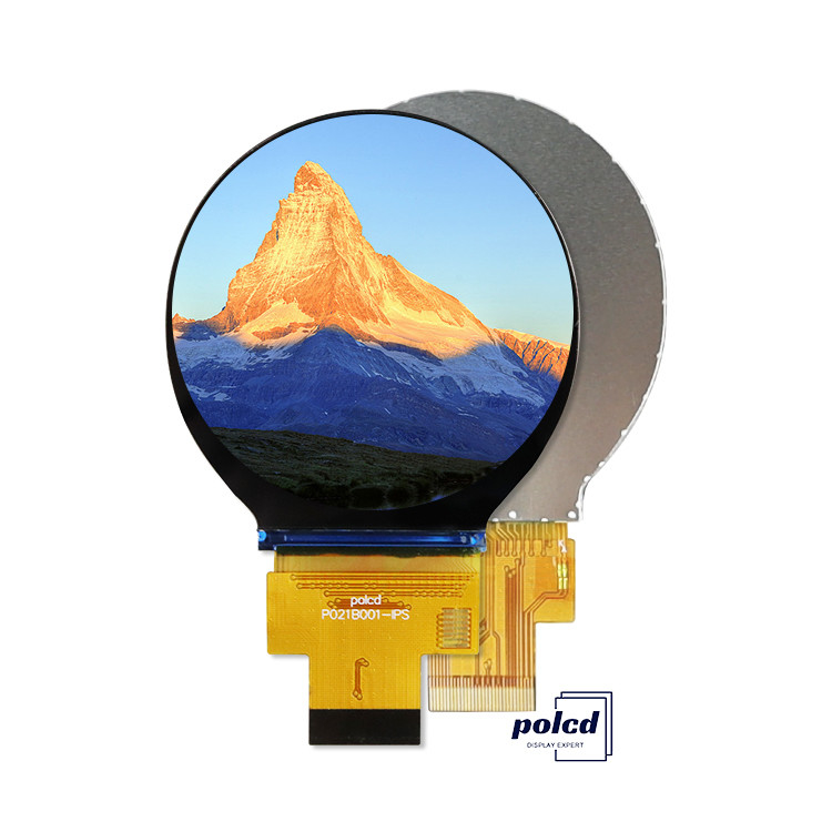 Polcd 2.1インチ IPS 小型丸型LCD 480*480 ミピインターフェイス ST7701S 円形TFTディスプレイモジュール