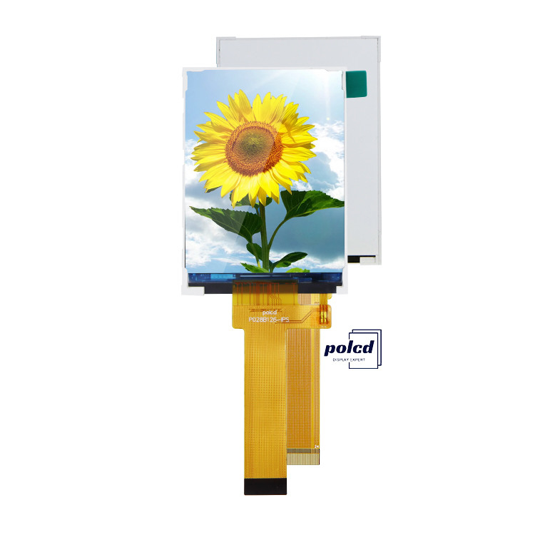 Polcd 2.8 インチ LCM ディスプレイ IPS スクリーン 240x320 解像度 MCU 8 ビットインターフェース 24ピン TFT LCD モジュール