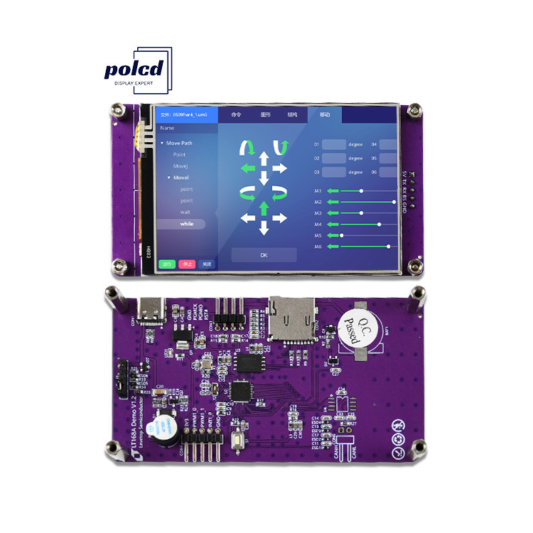 Polcd 3.5 インチ シリアルポート 命令画面 LCD モジュール TFT ディスプレイ HMI タッチ画面