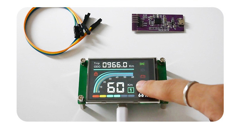 Polcd 2.4 インチ Tft Lcd モジュール 240*320 Hmi Uart Port スマートLcdディスプレイ 産業抵抗タッチスクリーン