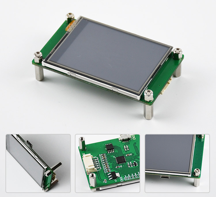 Polcd 2.4 インチ Tft Lcd モジュール 240*320 Hmi Uart Port スマートLcdディスプレイ 産業抵抗タッチスクリーン
