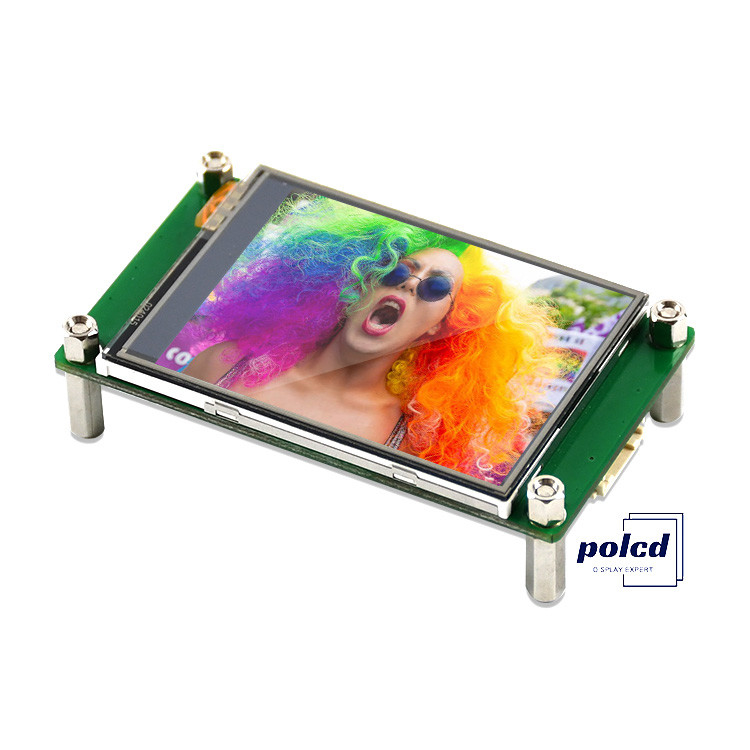Polcd 2.4インチ TFT LCD レジスティブタッチスクリーン モジュール 240*320 SPI シリアルポート ディスプレイ arduino