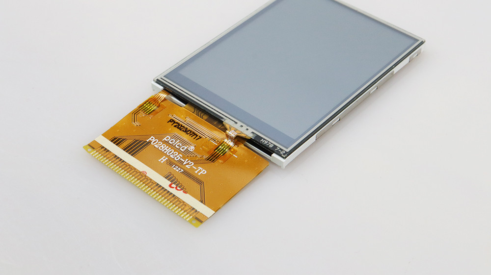 Polcd 2.8 インチ全視野角 TFT LCD タッチ スクリーン 太陽光で読み取り可能な IPS パネル