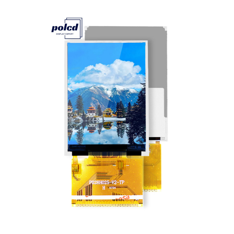 Polcd RoHS 2.8 インチ HD TFT ディスプレイ 8080 MCU 16 ビット Tft Lcd ディスプレイ
