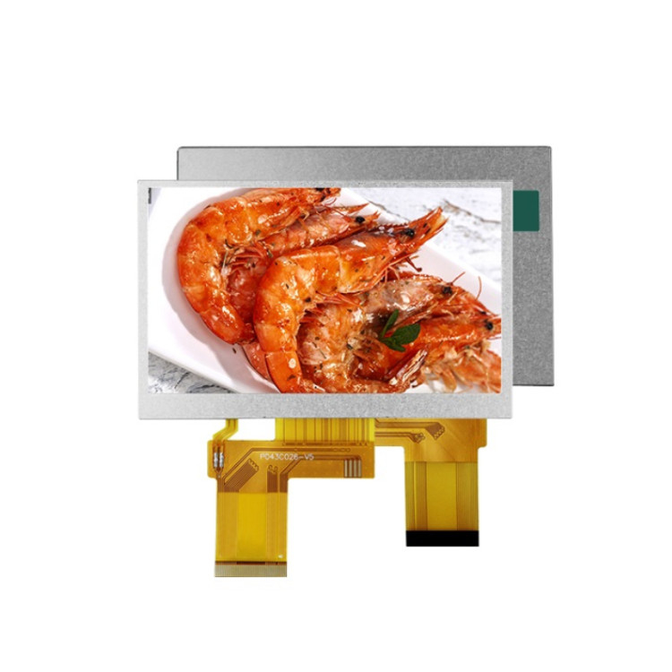 Polcd カスタム 4.3 インチ 480*272 カラー RGB 8ビット ILI6485 ドライブ 40ピン 4.3' TFT LCD モジュール