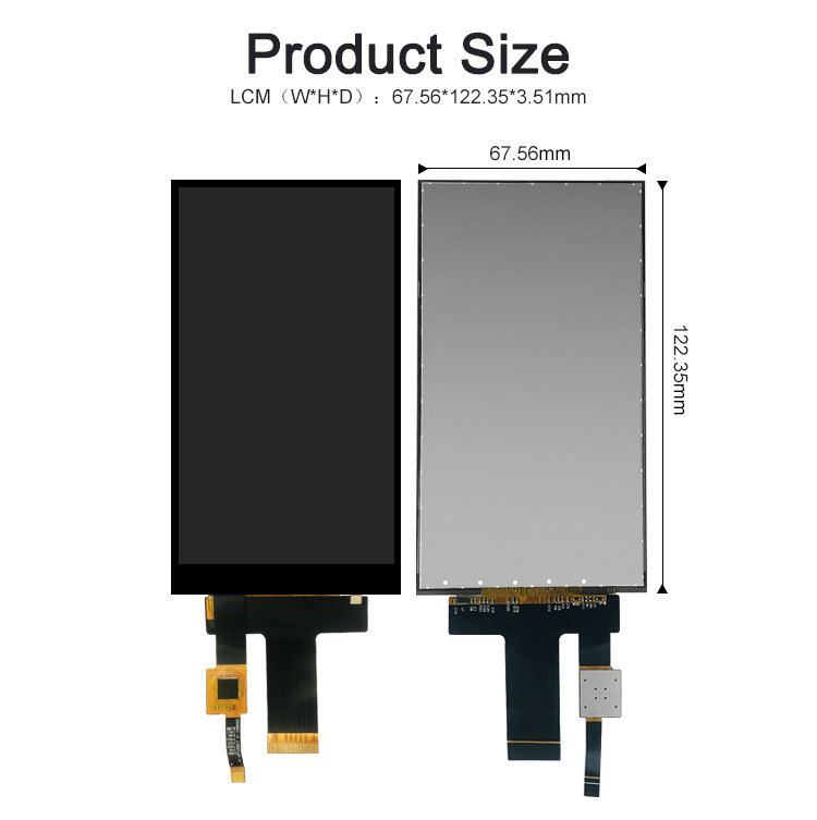 Pocld 5インチ TFT モジュール 720*1280 解像度 MIPI インターフェイス 30ピン TFT LCD ディスプレイ