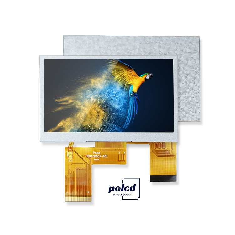 Polcd 4.3 インチ 400 明るさ 480x272 LCD IPS スクリーン NV3041A ic MCU SPI インターフェイス TFT ディスプレイ