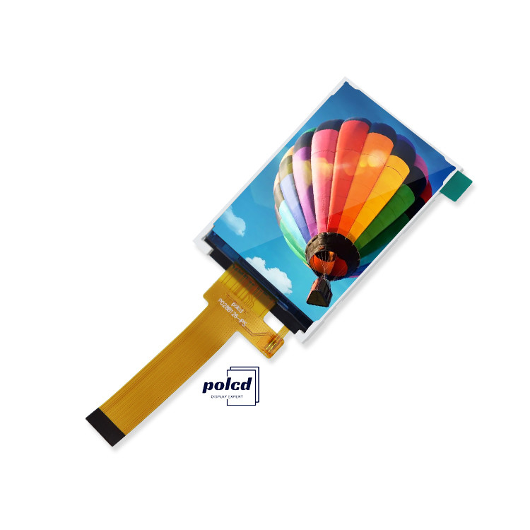 Polcd 2.8 インチ LCM モジュール 240x320 解像度 MCU インターフェース ST7789V 24ピン IPS TFT LCD 画面