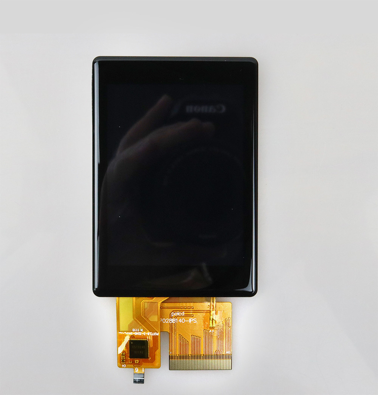 Polcd 高明るさ 500nit 2.8 インチ LCD スクリーン 240x320 RGB インターフェース IPS CTP 容量タッチ TFT ディスプレイ