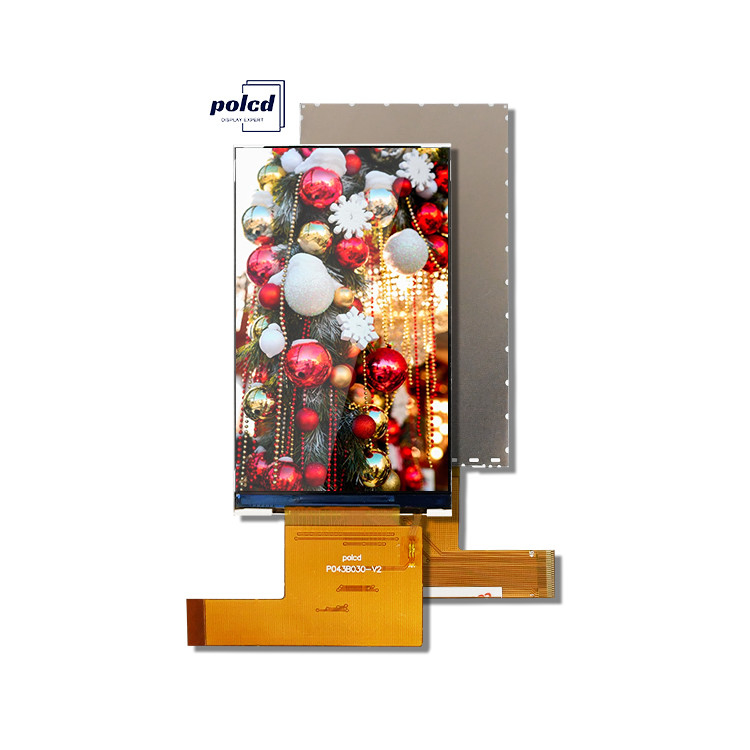 Polcd 480x800 4.3インチ Lcd スクリーン 400nit 輝度 18ビット RGB インターフェース Tft ディスプレイ