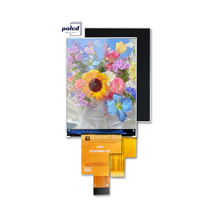 Polcd 2.8 インチ IPS 全視角 TFT 480*640 解像度 20ピン ST7701S ic LCDディスプレイモジュール