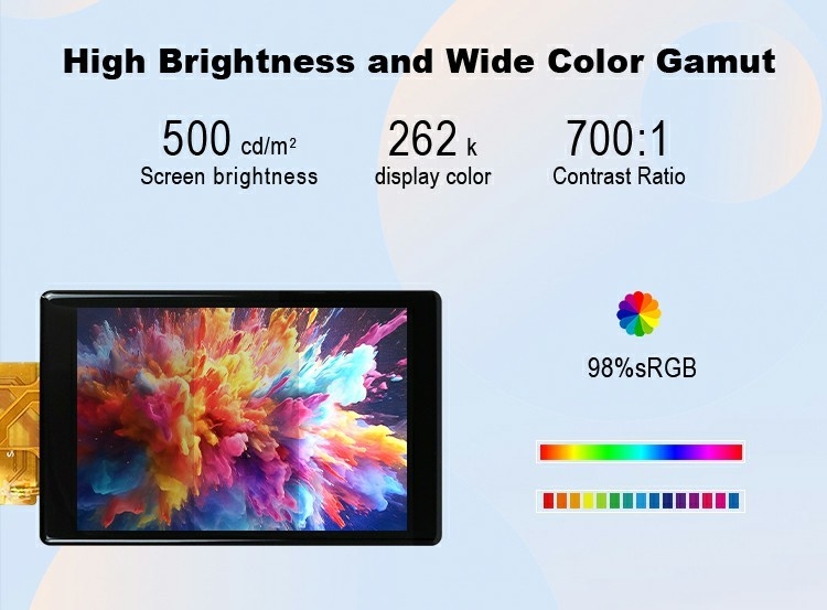 Polcd カスタム 3.5 インチ容量タッチパネル 320x480 500nit RGB インターフェース IPS Tft Lcd ディスプレイ モジュール