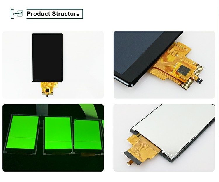Polcd カスタム 3.5 インチ容量タッチパネル 320x480 500nit RGB インターフェース IPS Tft Lcd ディスプレイ モジュール