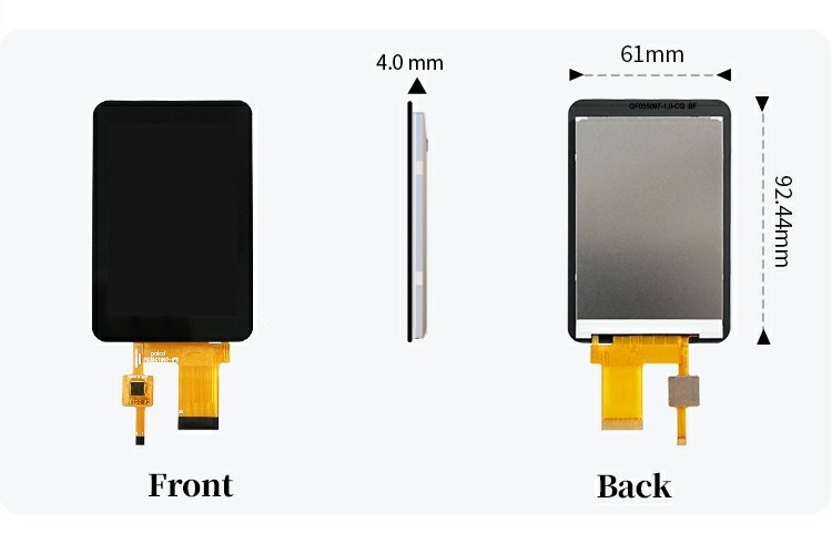 Polcd 高コントラスト比 3.5 インチ LCD画面 高明るさ 320x480 容量タッチパネル Tft Lcd ディスプレイ