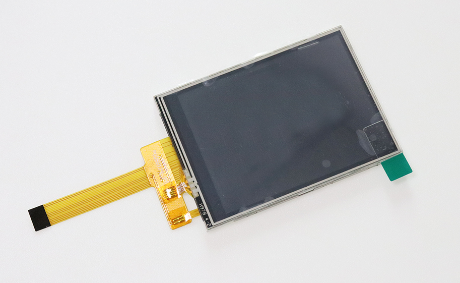 Polcd 2.8インチ FPC 4線 SPIインターフェース タッチスクリーン 240x320 ピクセル TFT LCDディスプレイモジュール