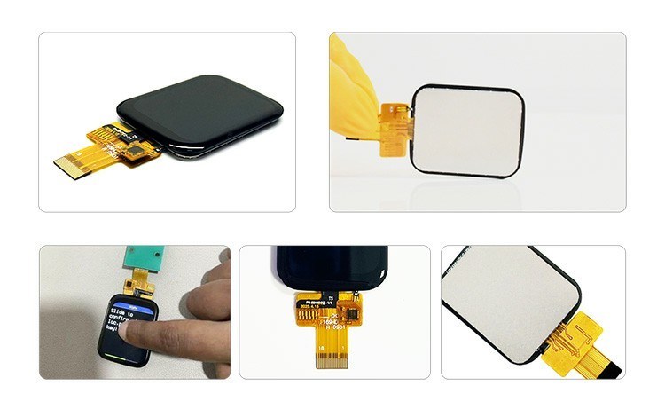 Polcd 1.69 インチ TFT マルチ容量性タッチ スクリーン 4 ライン SPI 240x280 IPS Lcd