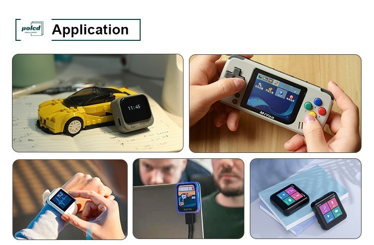 Polcd 1.69 インチ TFT マルチ容量性タッチ スクリーン 4 ライン SPI 240x280 IPS Lcd