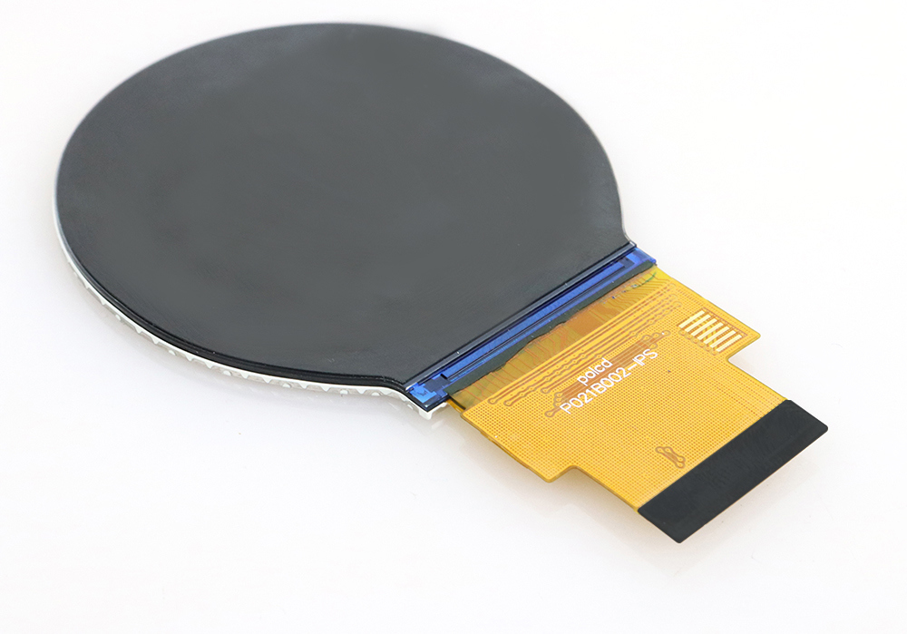 Polcd カスタム 2.1 インチ IPS TFT ラウンド LCD ディスプレイモジュール、SPI RGB インターフェース付き