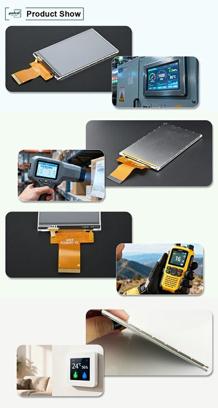 Polcd 3.95 インチ 320*480 LCD ディスプレイ RGB インターフェース ILI9488 40ピン TFT トランスミシブ LCD モジュール