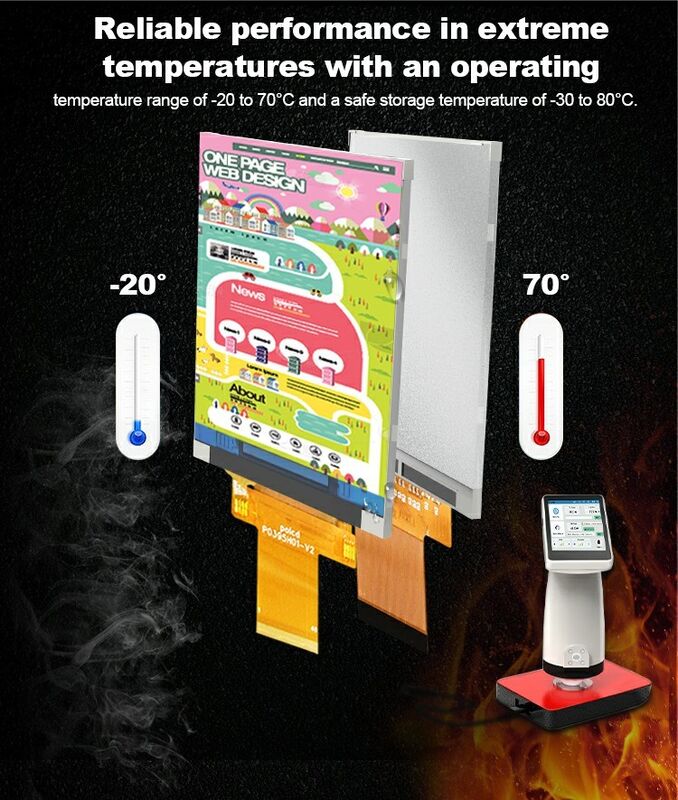 Polcd カスタム 3.95 インチ 320x480 Ips Tft Lcd RGB インターフェース タッチ付き液晶ディスプレイ モジュール