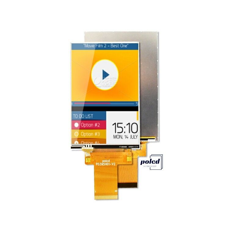 Polcd カスタム 3.95 インチ 320x480 Ips Tft Lcd RGB インターフェース タッチ付き液晶ディスプレイ モジュール