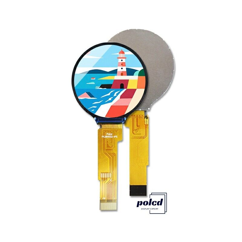 Polcd ラウンド 240*240 1.28 1.3 インチタッチ Tft LCDディスプレイ SPI インターフェイス GC9A01 ドライバー IC IPS スクリーン