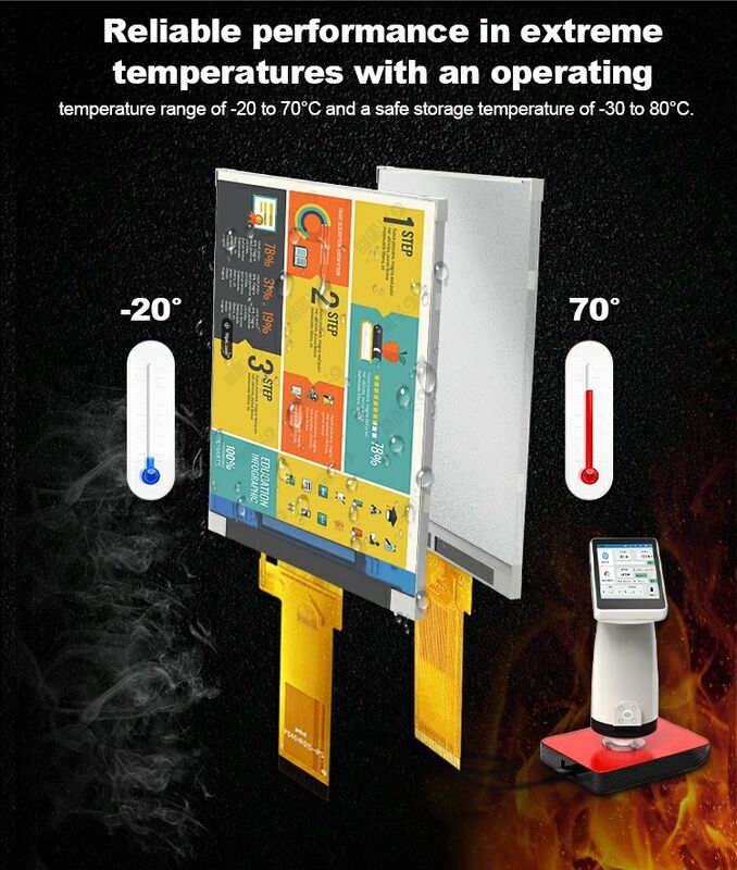 Polcd 4インチLCDスクリーン 480*RGB*800 縦ディスプレイ -20~70 幅 動作温度 産業用LCDモジュール