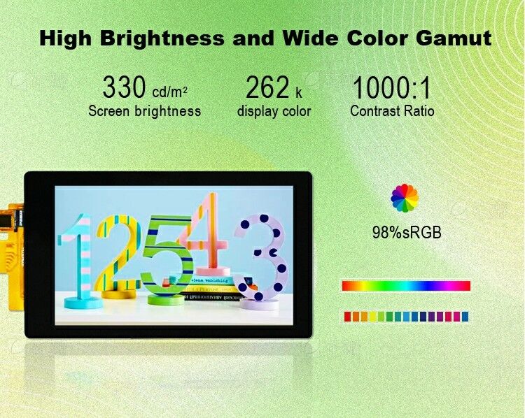 Polcd 5インチ インダストリアルタッチLCD IPS ワイドビューイングアングル ST7703 ic 5インチ 720x1280 TFT LCD パネル
