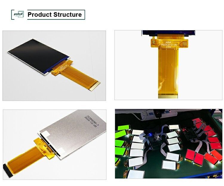 Polcd 3.5インチ LCDタッチディスプレイ スクリーン 320 * 480 SPI MCU インターフェース IPS フルビュー タッチモジュール