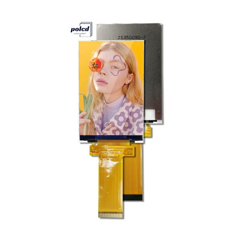 Polcd 3.5インチ LCDタッチディスプレイ スクリーン 320 * 480 SPI MCU インターフェース IPS フルビュー タッチモジュール