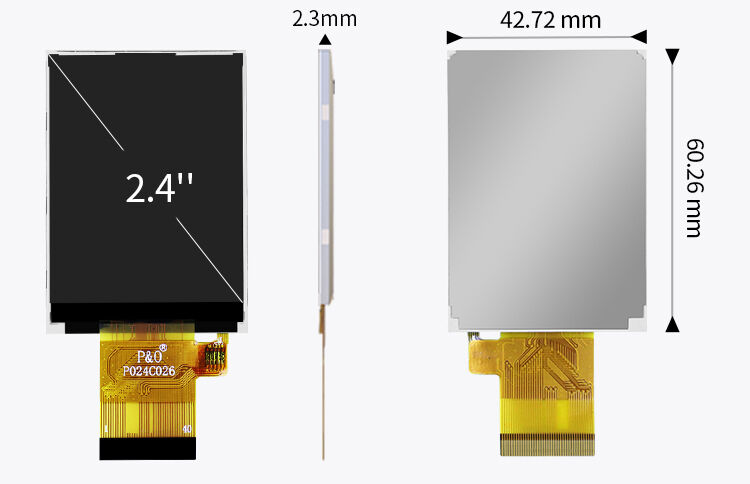 Polcd ST7789V 2.4 インチ Tft ディスプレイ 12 0'CLOCK 240x320 Tft LCD パネルスクリーン
